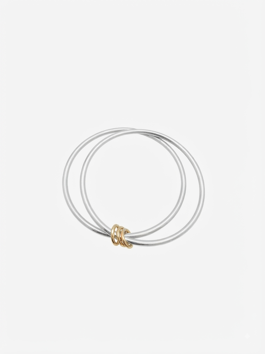 Pulsera Dúo Metálico