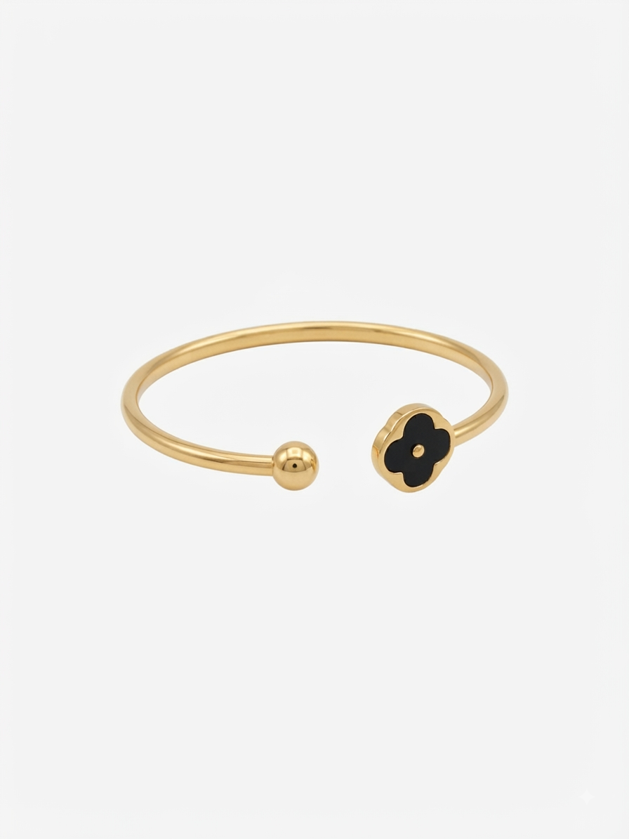 Pulsera Trébol Negro